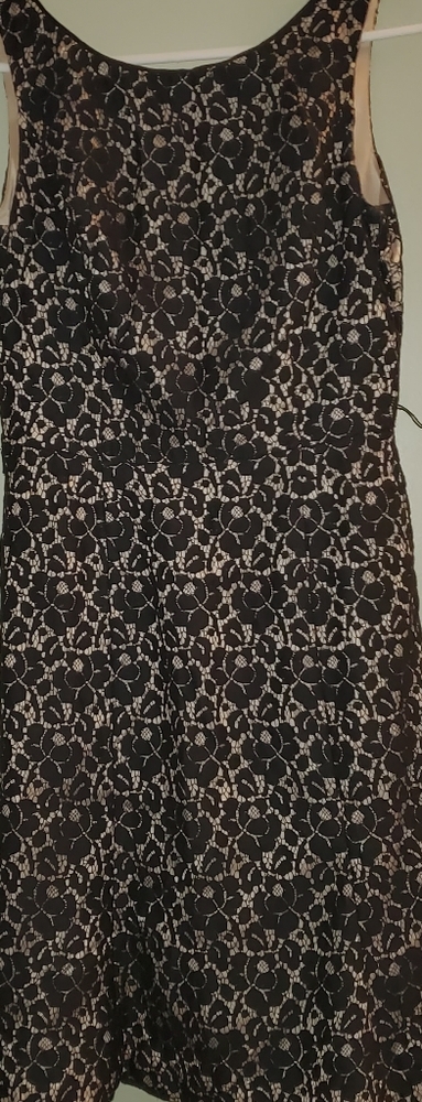 Black Lace A-line Dress